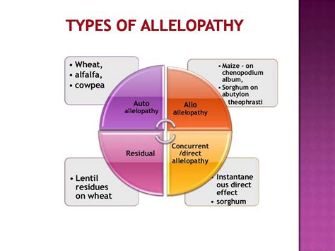 types of allelopathy.
